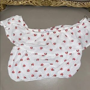 Floral off the shoulder top